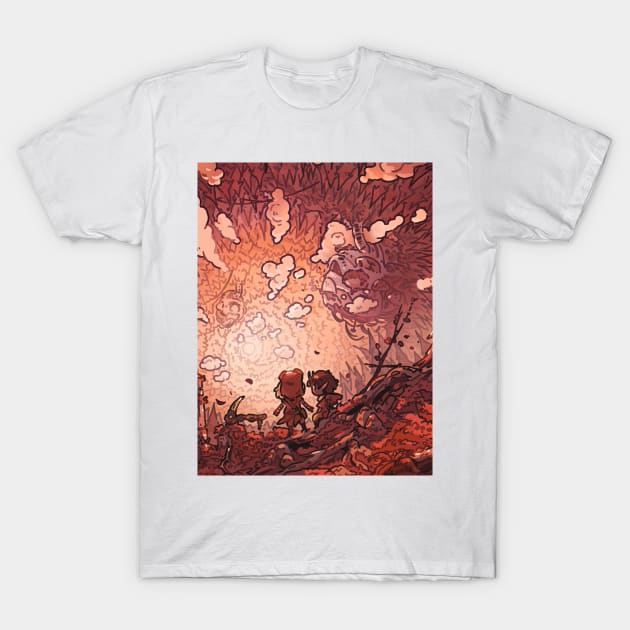 Spiral cave T-Shirt by carlesdalmau